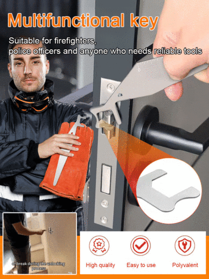 Stop wasting money on inferior tools that fail in emergencies. Invest in this #1 emergency lock picking tool used by first responders and locksmiths across the United States.