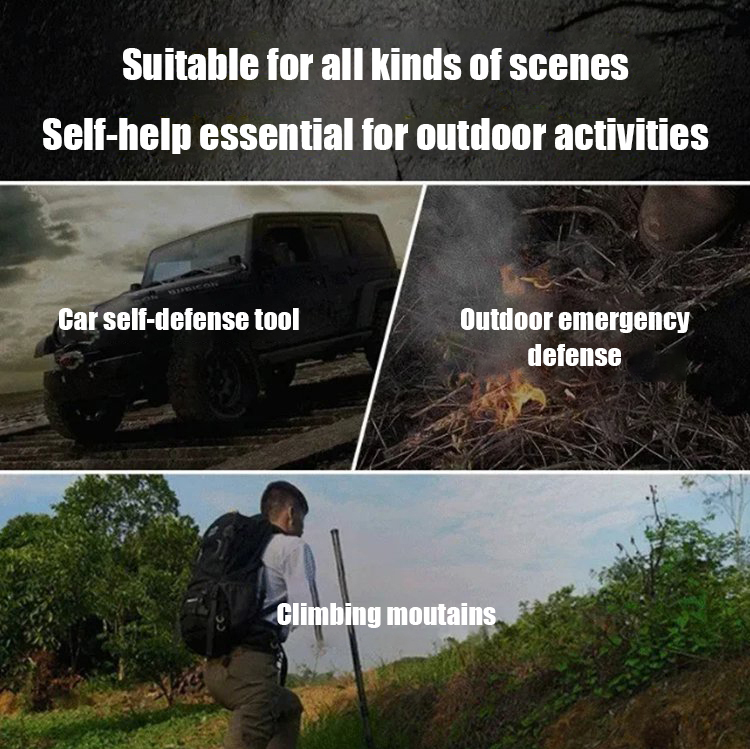 Self-defense weapon~❤️Automatic retractable self-defense baton/hiking pole