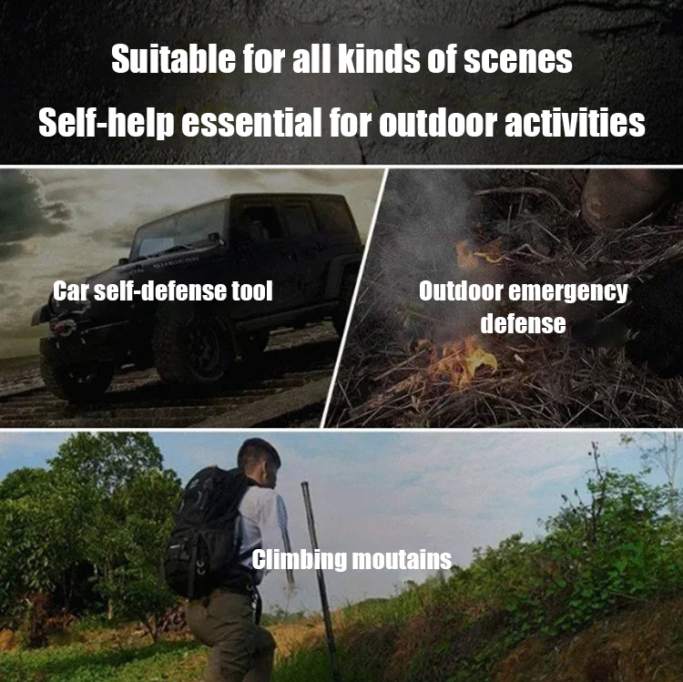 Self-defense weapon~❤️Automatic retractable self-defense baton/hiking pole
