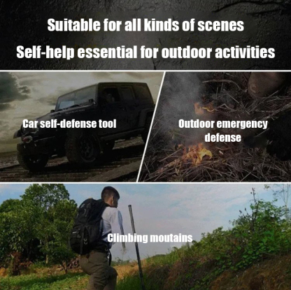 Self-defense weapon~❤️Automatic retractable self-defense baton/hiking pole