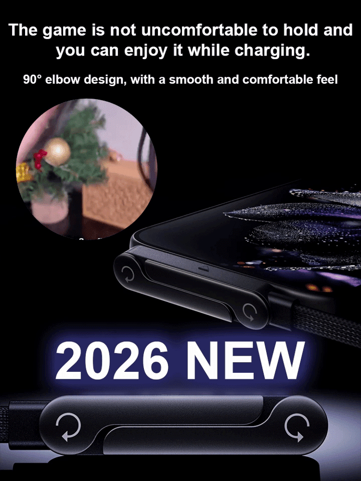 🥰Kabel 2 w 1 do szybkiego ładowania ze stopu cynku | Pełne ładowanie 240 W | Oglądanie i jednoczesne ładowanie bez przegrzania🎊