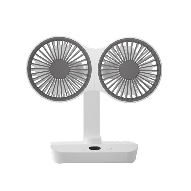 Double-head six-blade cooling fan