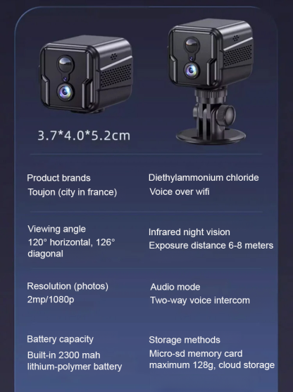 💰 No Wi-Fi required, no wiring needed—absolutely no monthly fees for life. 🚀 An invisible, wireless, high-definition security camera.