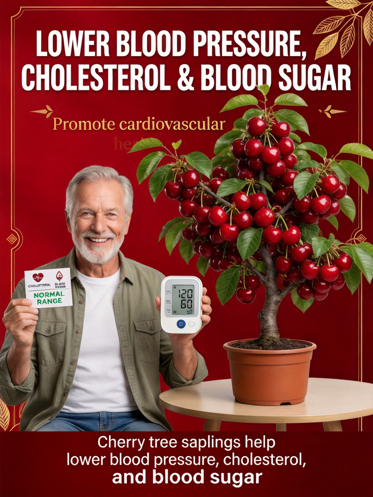 Non-GMO cherry seedlings, shipped with original soil🌍, 100% survival rate💯!