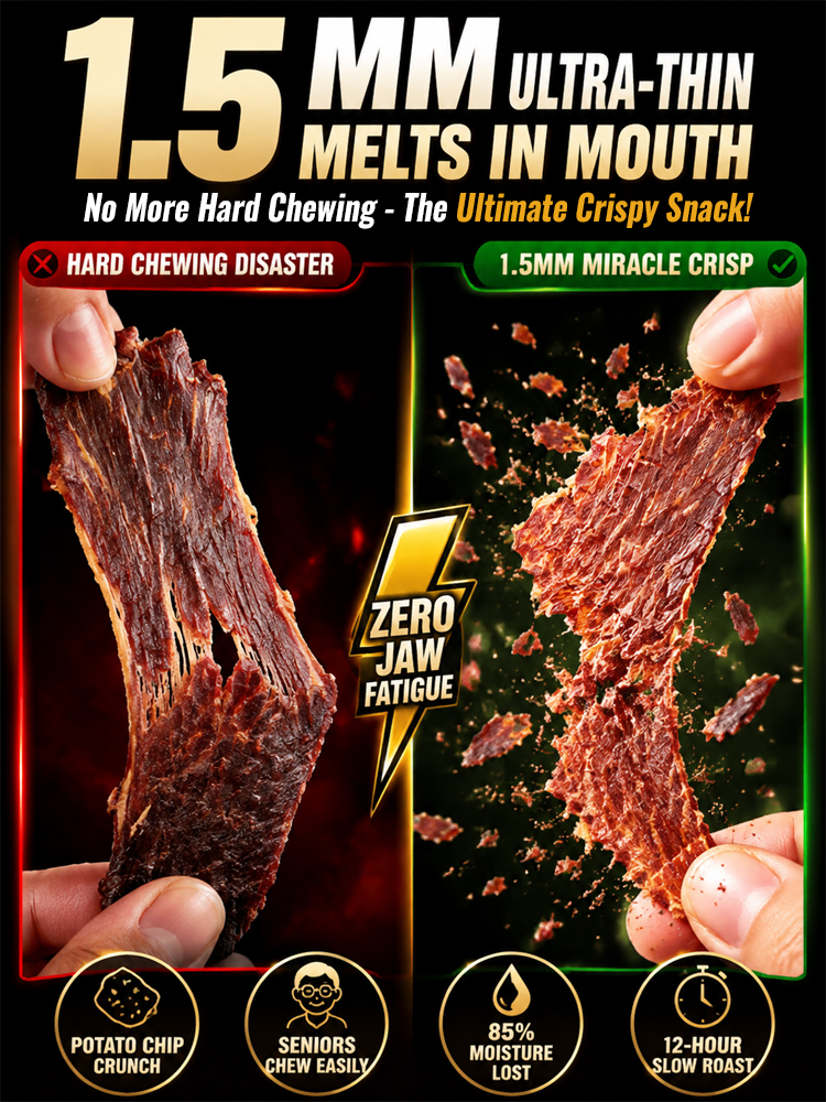 🚀 Protein-Powered Crispy Meat: 15g protein in 1 bag, Fuel your day, Zero carb!
