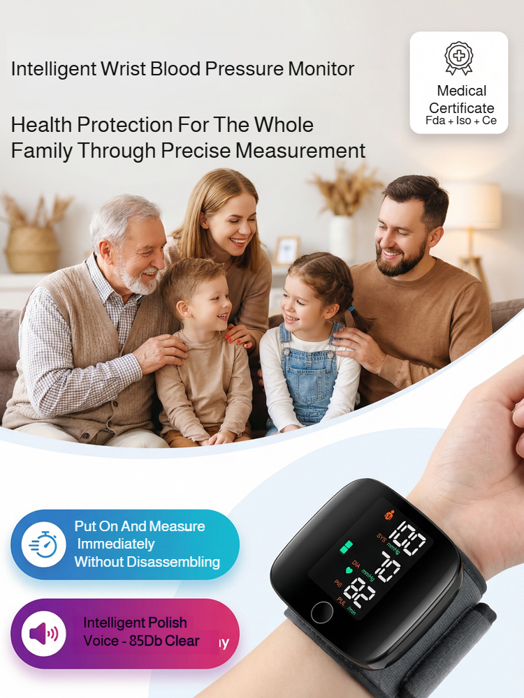 🧐 Painless blood pressure and blood sugar measurement in 30 seconds, German technology on your wrist. Limited stock available!