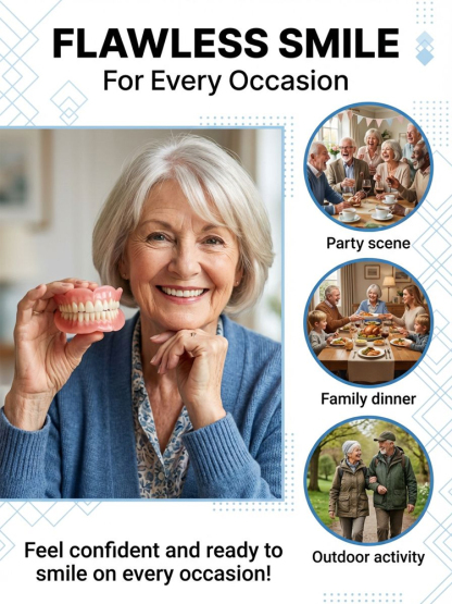 [Includes Portable Storage Box] Full Mouth Braces, Helping You Achieve a Beautiful Smile