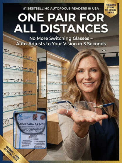 【Vision Restored to 20-Year-Old Condition】Smart Zoom Comfort Reading Glasses