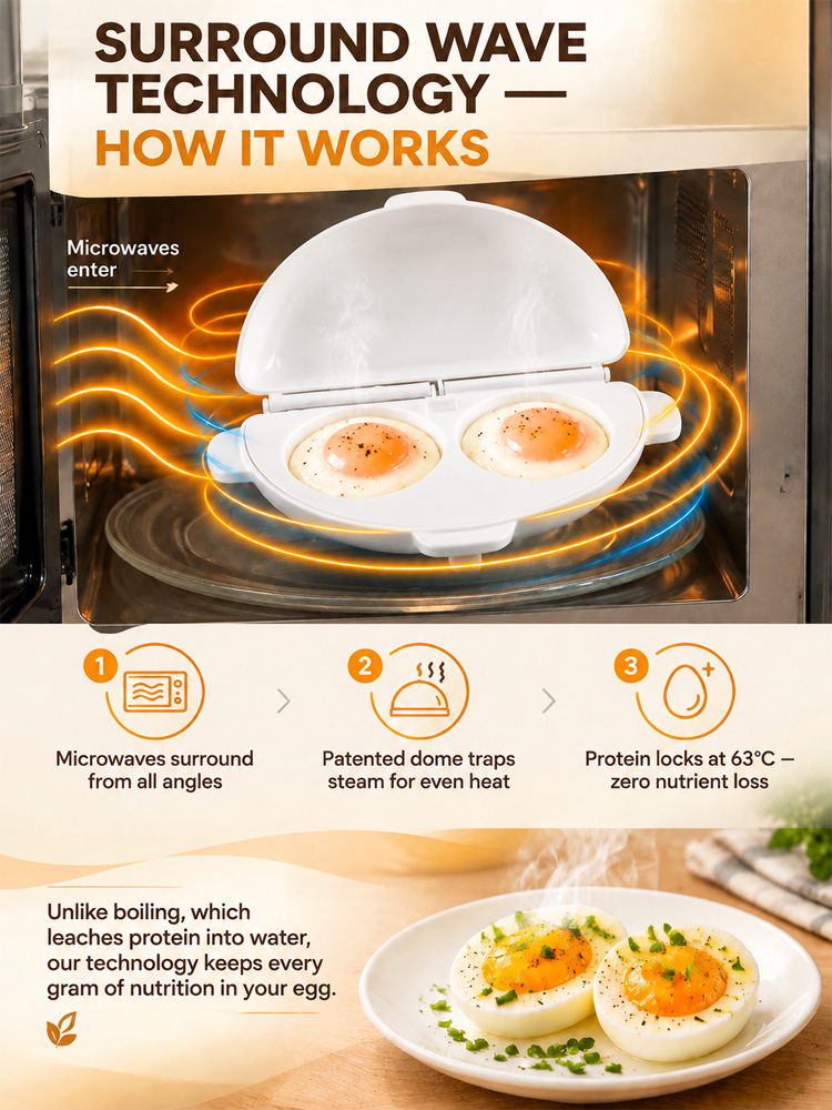 🏆⚡ FDA-Approved 2-in-1 Steamer Blast-Cooks Michelin Eggs in 60s!