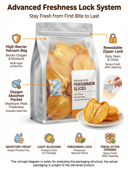Fresh Farm Crispy Persimmon Chips Snack