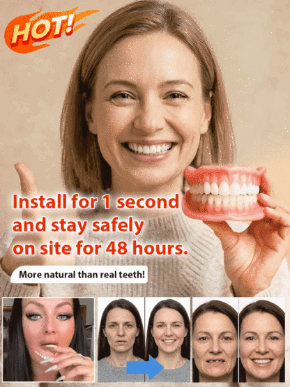The Future of Dental Repair: No Clinic Visits, Perfectly Fitting Ultra-Comfortable Full Dentures.