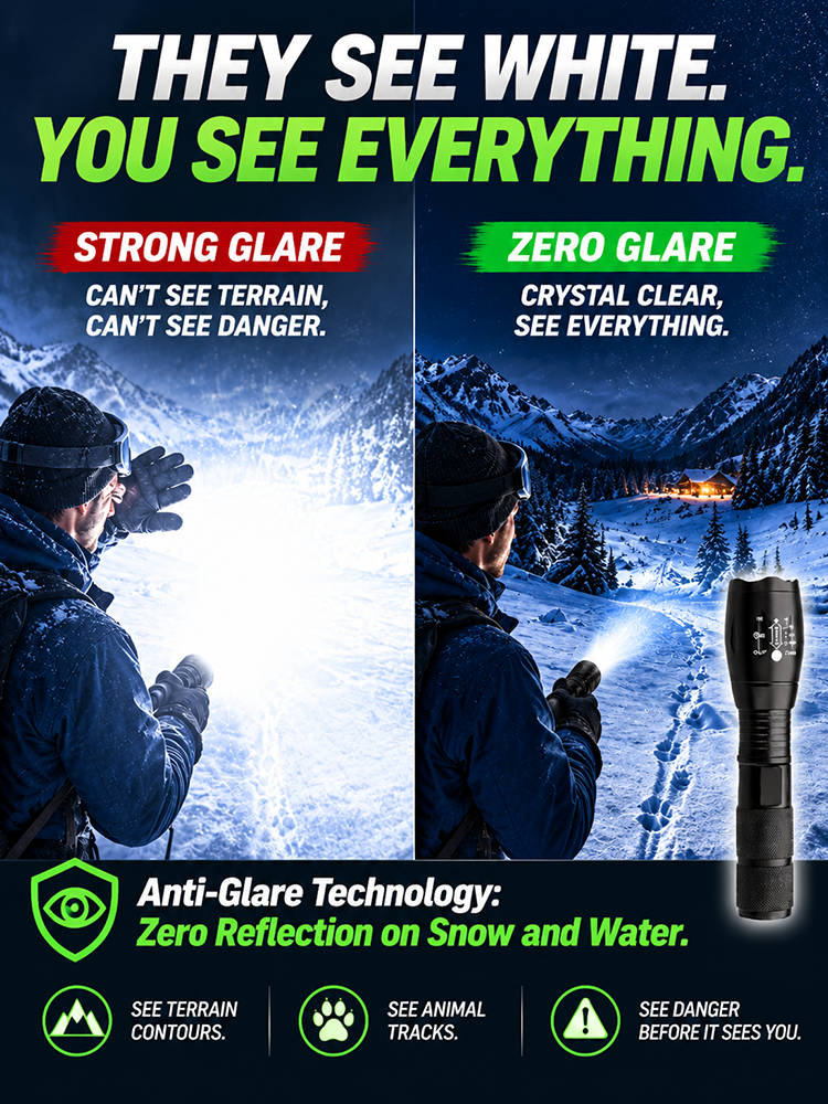  🚀 Tactical Night Cannon: Pierce 2000m darkness instantly, No more blind spots!