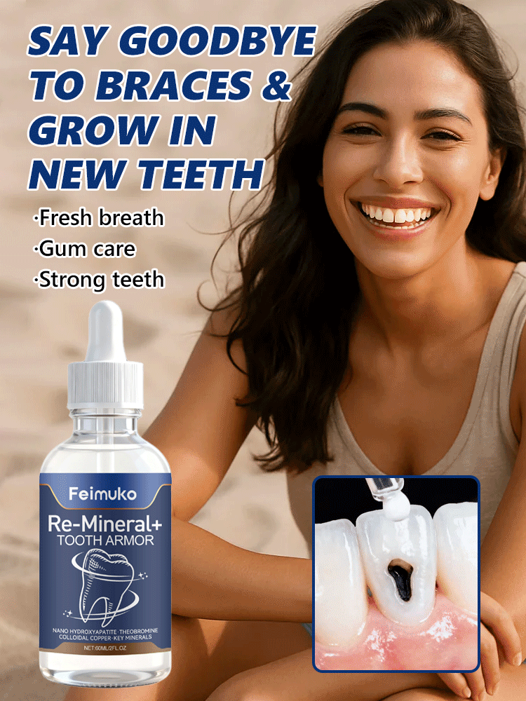 😱The truth dentists don't want you to know! Natural herbal extracts🌿 + exclusive bone regeneration factors, activating natural tooth root growth from the source, clinically proven 98% effective✅, helping you grow real teeth!