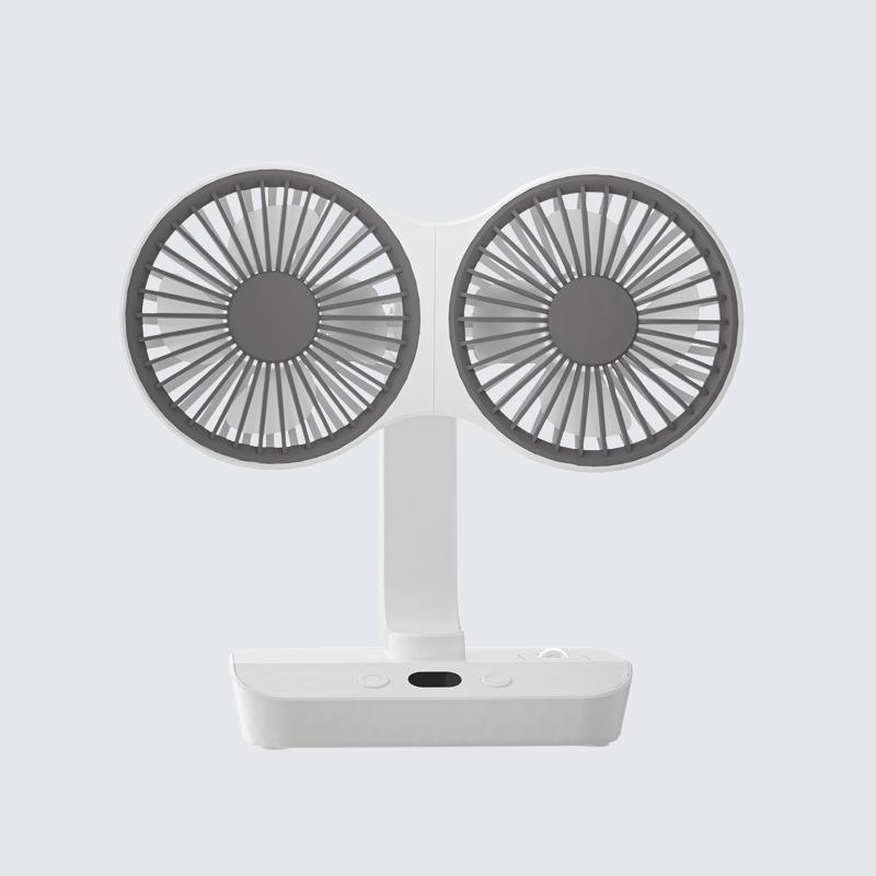 Double-head six-blade cooling fan