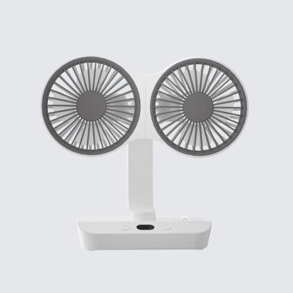 Double-head six-blade cooling fan