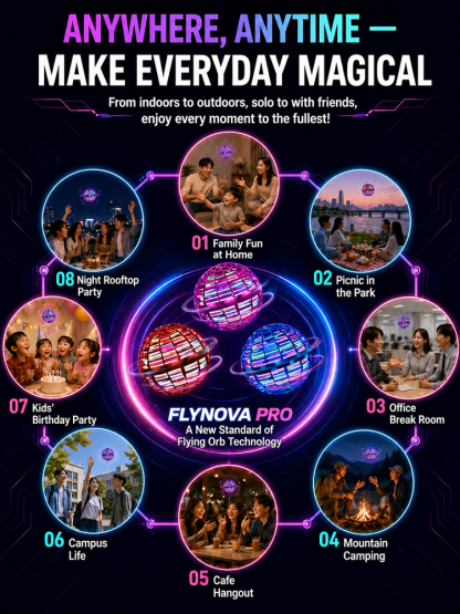 🚀 Magic Pro-Flyer: 1 Toss to Gravity-Defying Stunts, No more screen addiction!