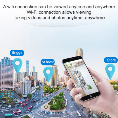 🥇High-definition night vision, 360-degree non-wide-angle mini camera