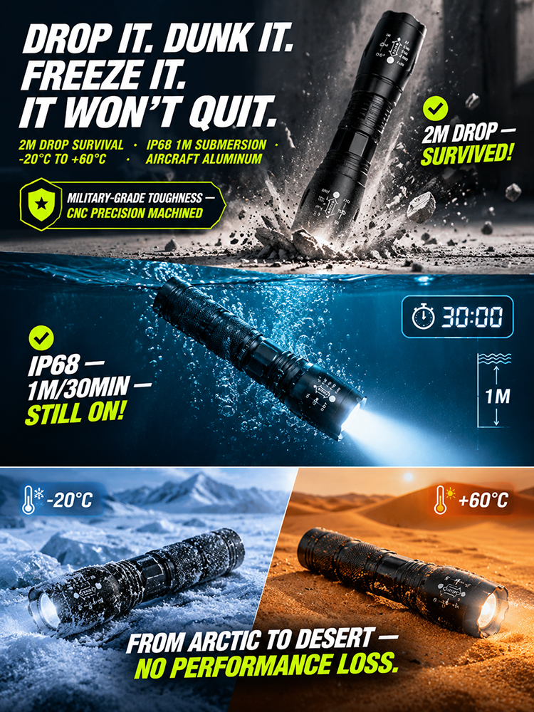  🚀 Tactical Night Cannon: Pierce 2000m darkness instantly, No more blind spots!