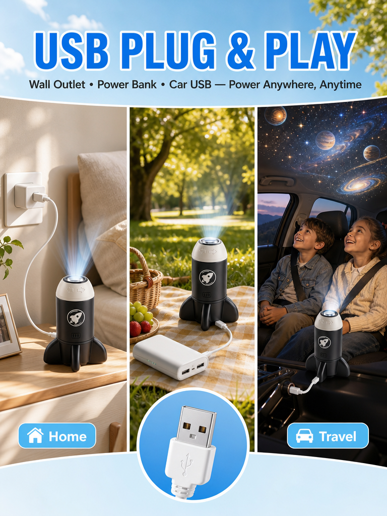 Instantly transform any boring room into an immersive galaxy. High-definition dynamic projection for the ultimate chill vibe. 🚀