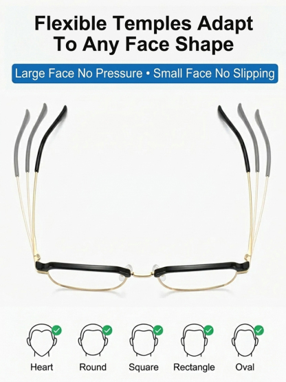 💎【Say Goodbye to Expensive Treatment Costs】Intelligent Zoom Progressive Lenses | Auto-focus for Myopia and Hyperopia | Four-in-one function, including sunglasses and blue light filtering lenses