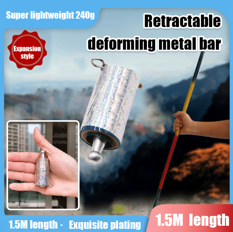 Self-defense weapon~❤️Automatic retractable self-defense baton/hiking pole