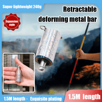 Self-defense weapon~❤️Automatic retractable self-defense baton/hiking pole