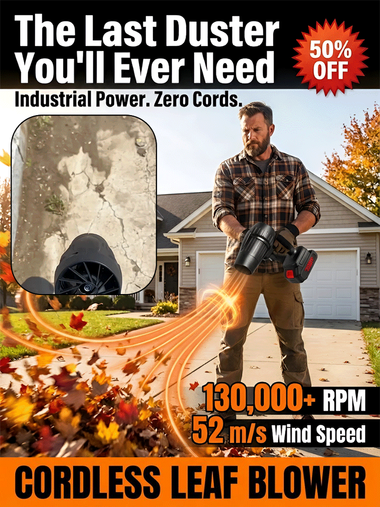 【Clean your yard in 3 seconds】The most powerful hair dryer ever, with 10 times stronger airflow, combining blower and vacuum functions.