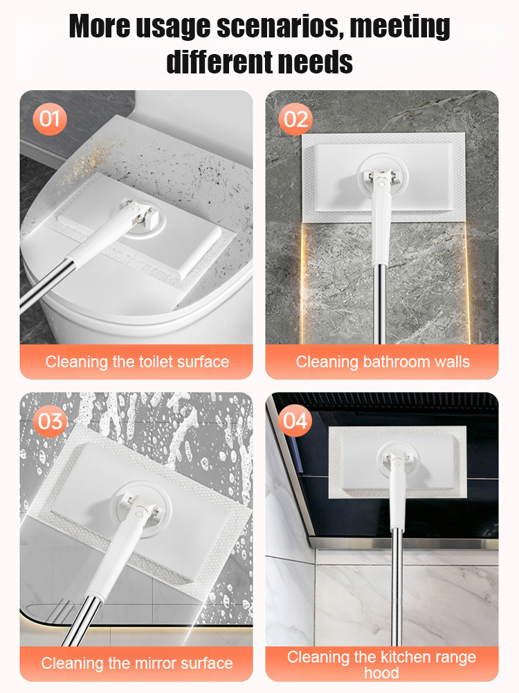 Automatic Mop 2.0 Keeps Your Hands Clean, No Need to Wash Your Hands, Say Goodbye to Scratching Your Hair!