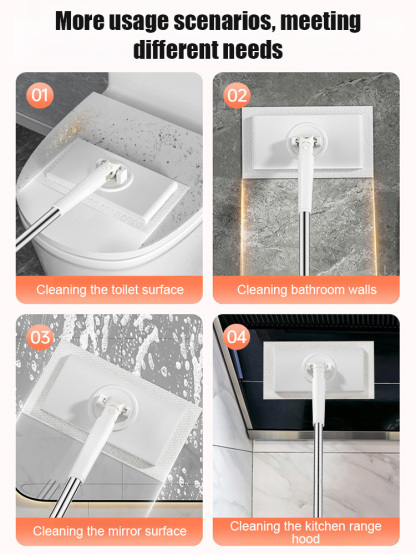 Automatic Mop 2.0 Keeps Your Hands Clean, No Need to Wash Your Hands, Say Goodbye to Scratching Your Hair!