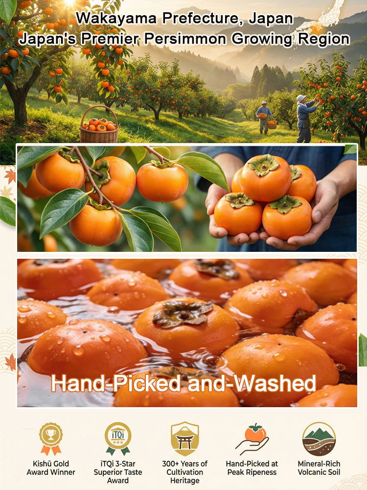 Fresh Farm Crispy Persimmon Chips Snack