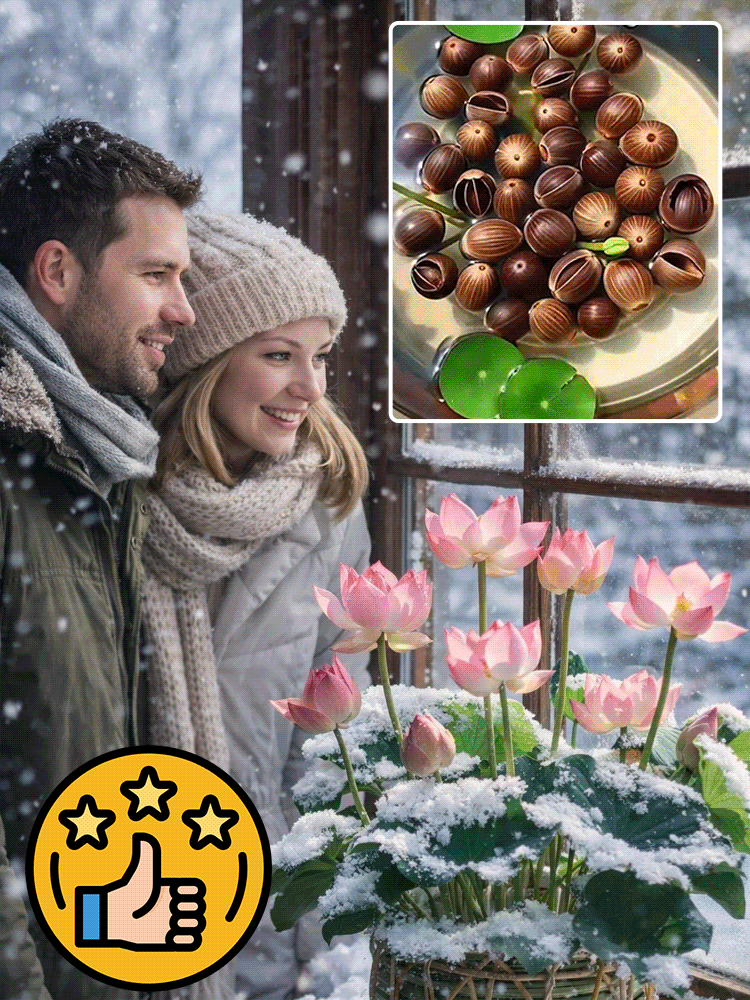 Botanist Recommended❗️No soil or fertilizer needed, just watering is all it takes for it to thrive; even beginners can grow six-colored lotus flowers🌸