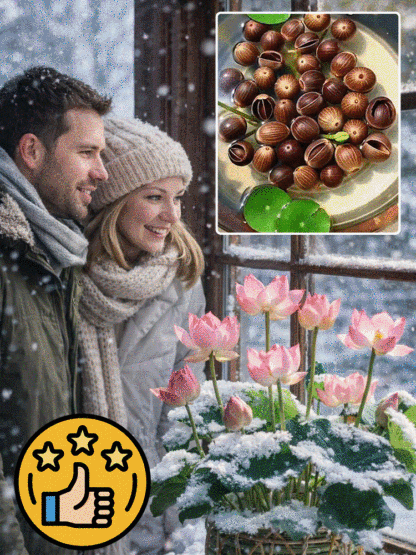 Botanist Recommended❗️No soil or fertilizer needed, just watering is all it takes for it to thrive; even beginners can grow six-colored lotus flowers🌸