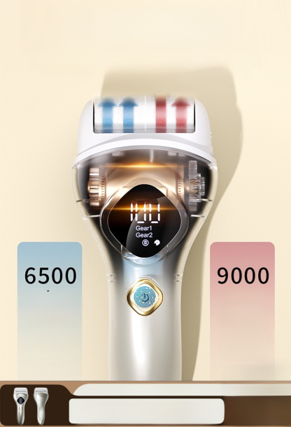 [ผิวเนียนนุ่มและกระจ่างใส] เครื่องขัดเท้าไฟฟ้าแบบ ล้างทำความสะอาดได้ รุ่น LCD