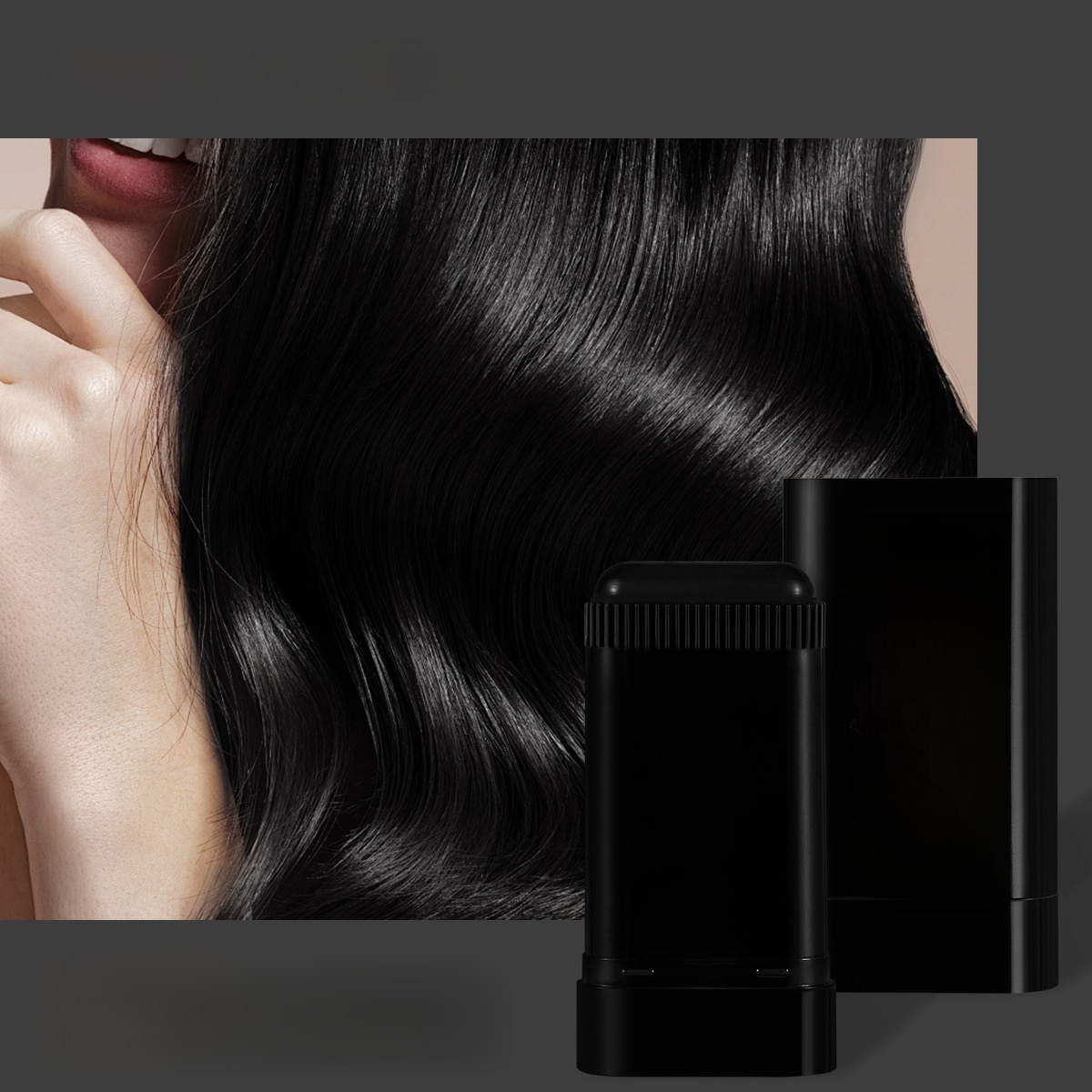 สีดํา ปกปิดผมขาว ย้อมสีดํา ย้อมสีเสริม ชุดสูท ทําผม แท่ง