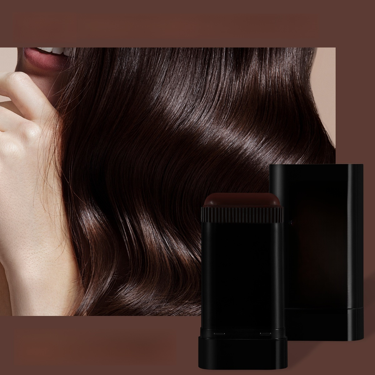 สีดํา ปกปิดผมขาว ย้อมสีดํา ย้อมสีเสริม ชุดสูท ทําผม แท่ง