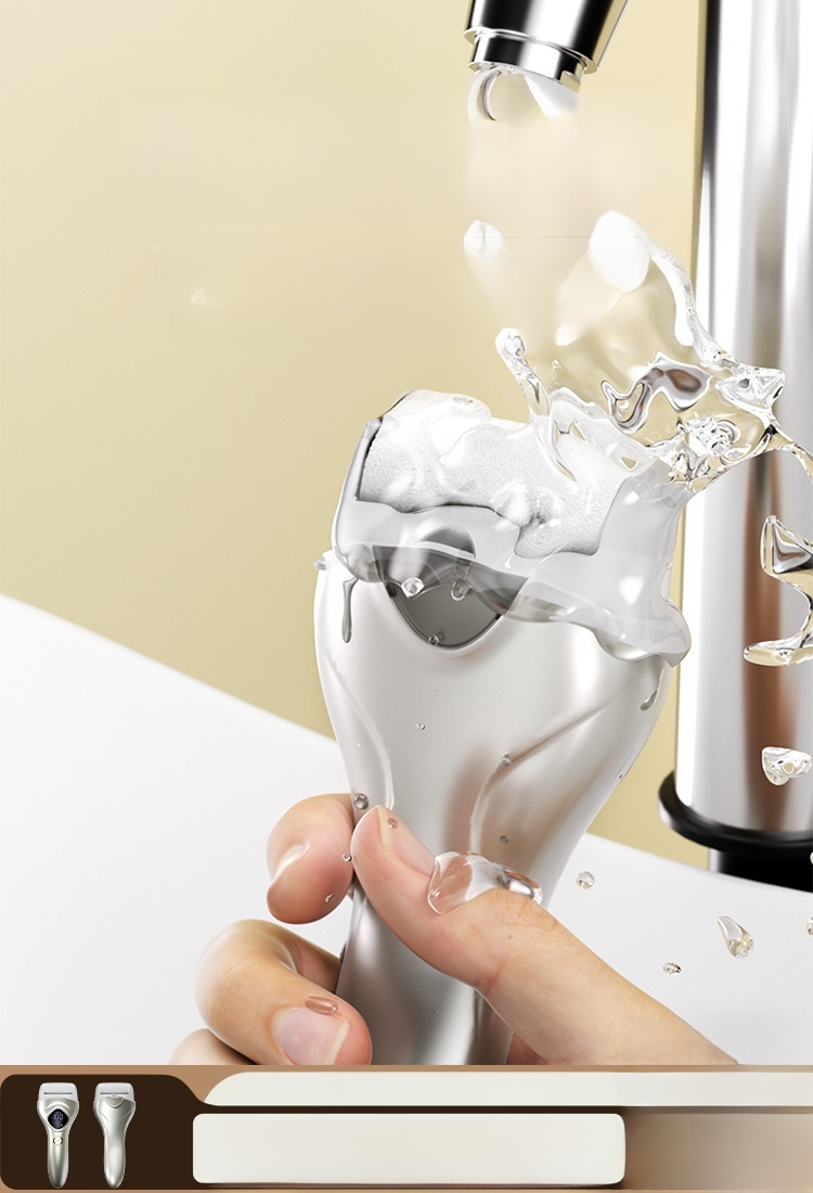 [ผิวเนียนนุ่มและกระจ่างใส] เครื่องขัดเท้าไฟฟ้าแบบ ล้างทำความสะอาดได้ รุ่น LCD