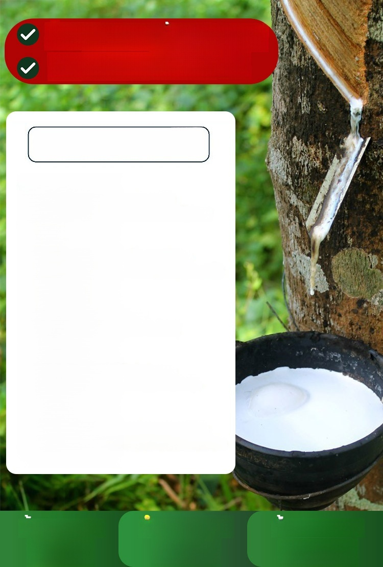 【ยางพาราคุณภาพสูงและผลผลิตสูง】ปุ๋ยอินทรีย์เหลวสีเขียว