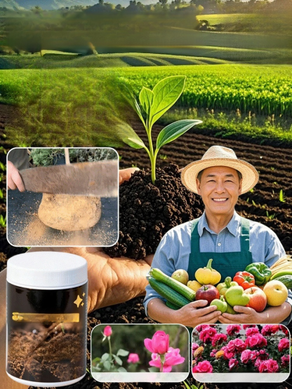 【บอกลาปัญหาดินแข็งตัว】สารบำรุงและฟื้นฟูดิน