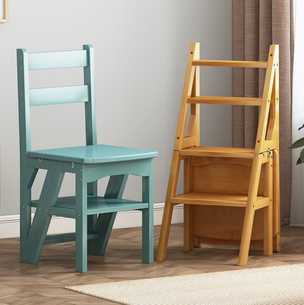 🪑🔜🪜 Dual-Purpose Step Stool: Chair & Ladder in One!