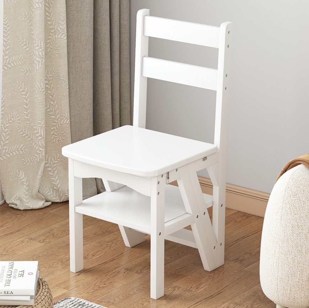 🪑🔜🪜 Dual-Purpose Step Stool: Chair & Ladder in One!