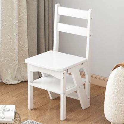 🪑🔜🪜 Dual-Purpose Step Stool: Chair & Ladder in One!