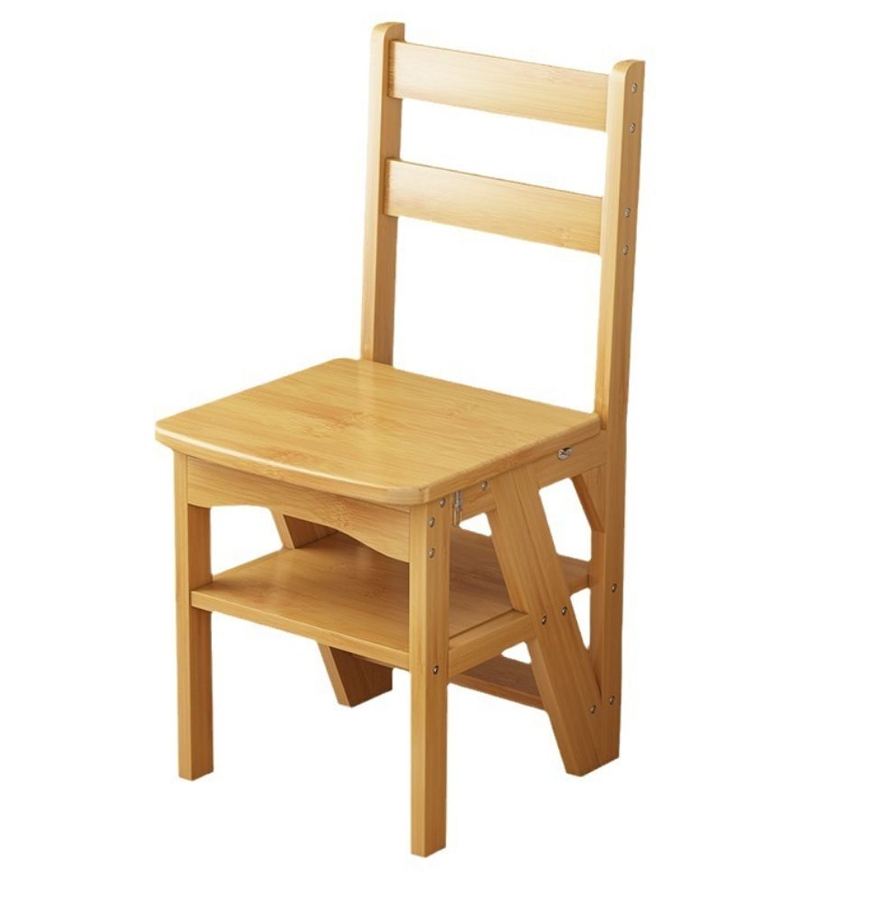 🪑🔜🪜 Dual-Purpose Step Stool: Chair & Ladder in One!