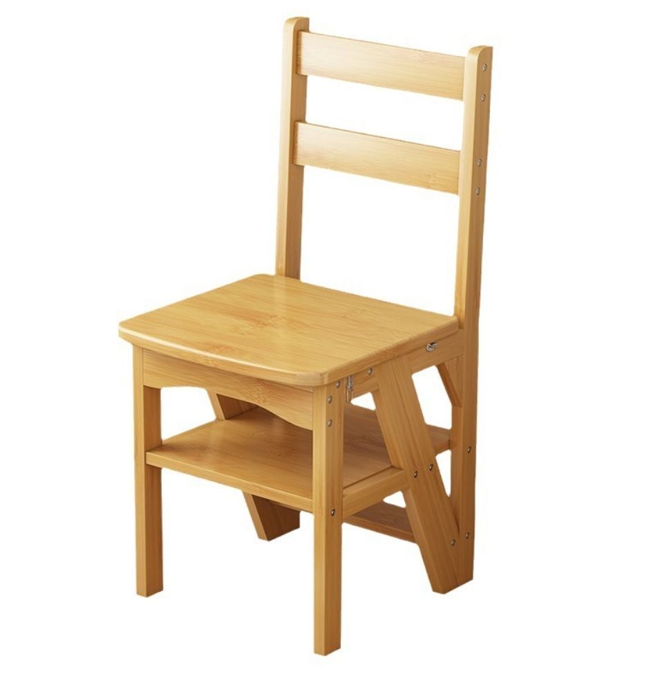 🪑🔜🪜 Dual-Purpose Step Stool: Chair & Ladder in One!