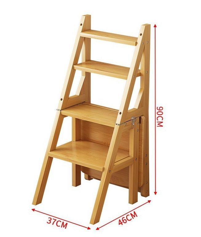🪑🔜🪜 Dual-Purpose Step Stool: Chair & Ladder in One!