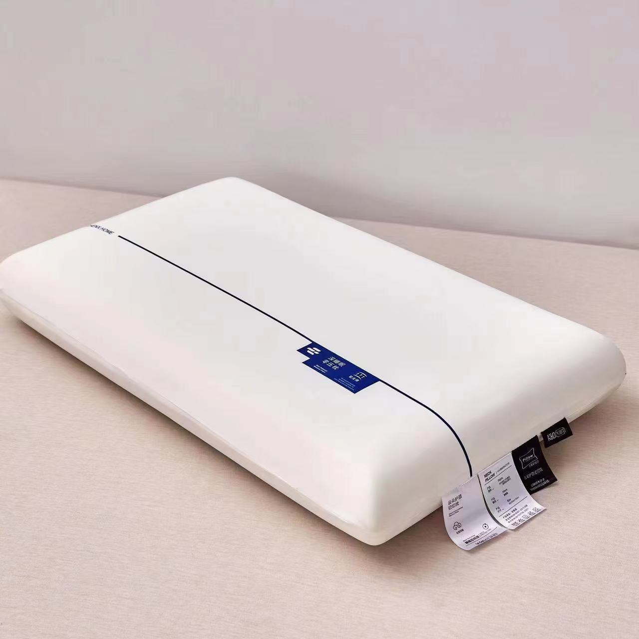 😴Slow rebound memory foam pillow 🥰Supports the cervical spine and improves forward neck tilt