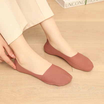 🔥Buy one get five free 🧦Invisible breathable boat socks ✅Silicone anti-slip, non-falling