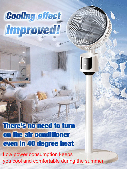 🏡🍹The air circulation fan can cool down a 100-square-meter room in just 30 seconds.