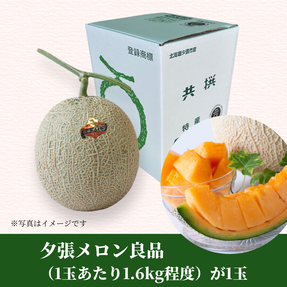 夕張メロン 良品1玉入【送料込み】