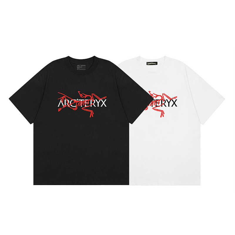 ARC'TERYX シンプルプリント コットン クルーネックTシャツ