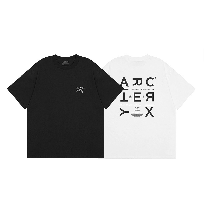 ARC'TERYX シンプルプリント コットン クルーネックTシャツ